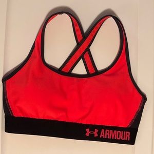Under Armour compression HeatGear sports bra